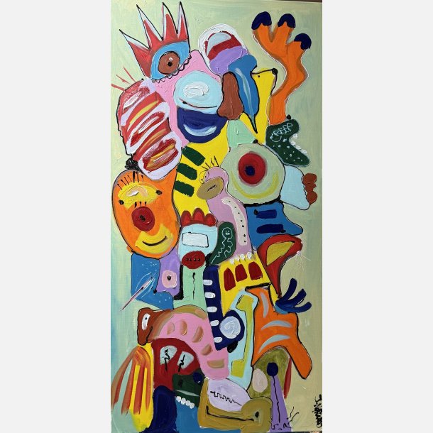 Det sammensatte dig 120x60 cm 