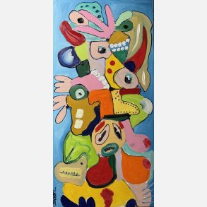Det er egentlig ikke s� m�rkeligt - at livet er m�rkeligt 120x80 cm