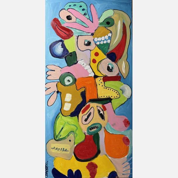 Det er egentlig ikke s� m�rkeligt - at livet er m�rkeligt 120x80 cm
