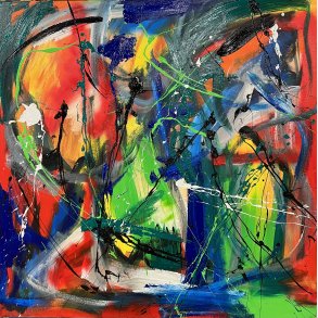 Wild Thing  100x100 cm  