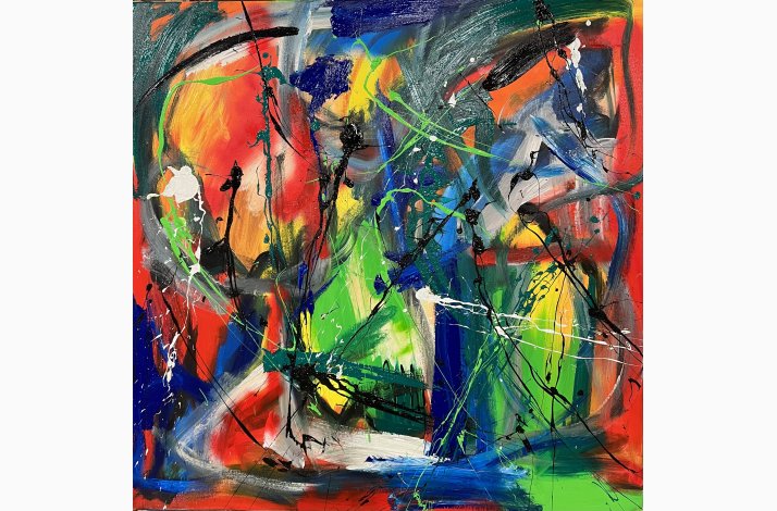 Wild Thing  100x100 cm  