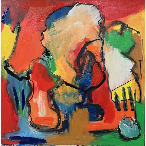 Hnden  100x100 cm