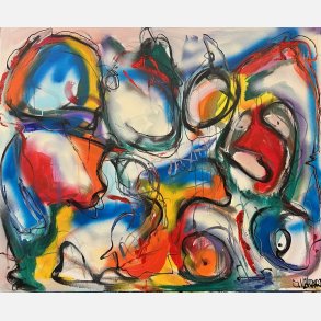 Et vinterland 90x110 cm