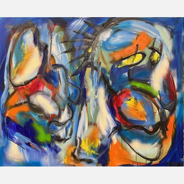 Dont turn around  90x110 cm