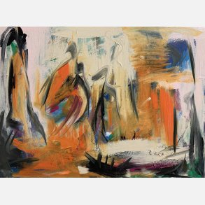 Mellem os, men sig det ikke til nogen 60x80 cm