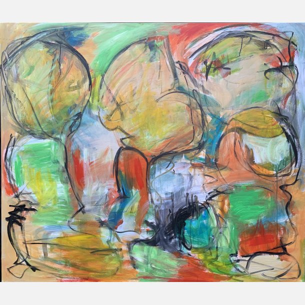 Story of the Old Samurai 120x140 cm