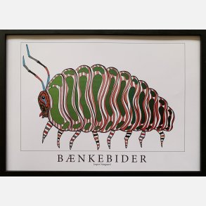 B�nkebider  gr�n/r�d 31,5x43,5 cm