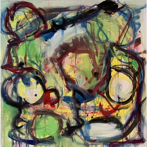 Iris  100x100 cm