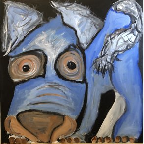 Bob the Blue - Green Dog Member with a twist