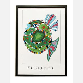 Kuglefisk  31,5x22,5 cm