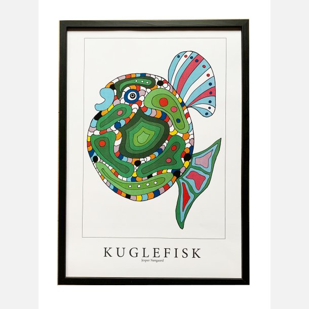 Kuglefisk  43,5x31,5 cm