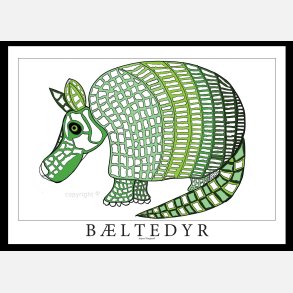 Bltedyr 50x70 cm (grn)