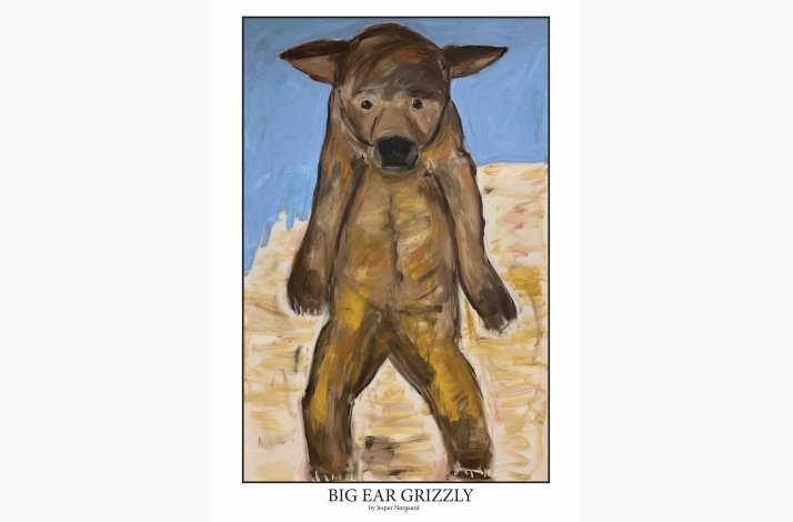 Big Ear Grizzly 100x70 cm poster