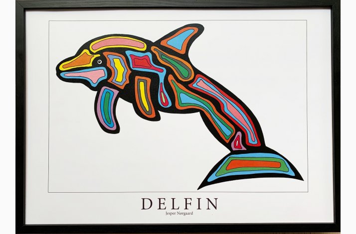 Delfin  31,5x43,5 cm