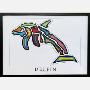 Delfin  31,5x43,5 cm