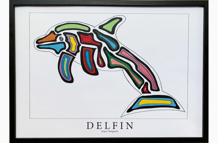 Delfin  31,5x43,5 cm