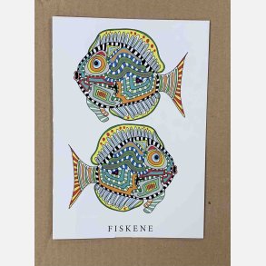 Fiskene grn   21x15 cm  (19. februar - 20. marts) 