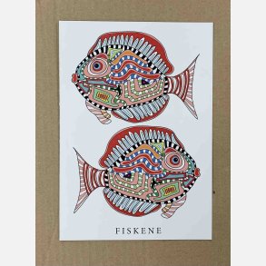 Fiskene rd  21x15 cm  (19. februar - 20. marts) 