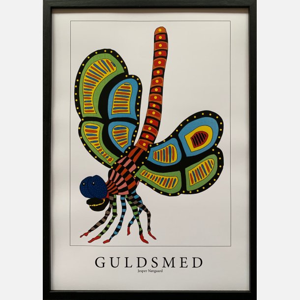 Guldsmed   sort  43,5x31,5 cm