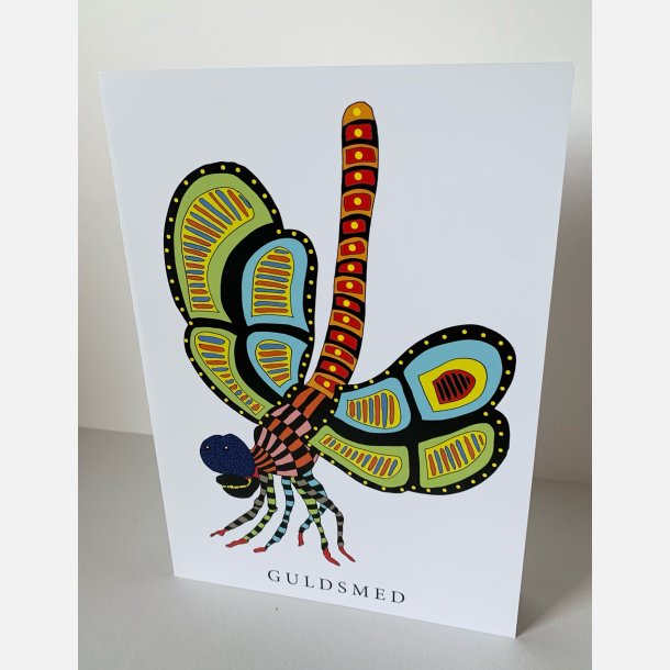 Guldsmed   dobbeltkort 21x15 cm