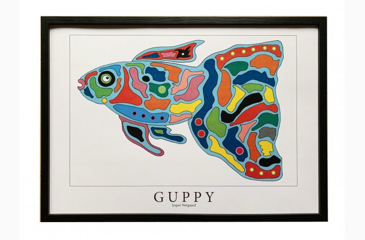 Guppy  31,5x43,5 cm