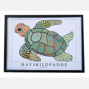 Havskildpadde  31,5x43,5 cm