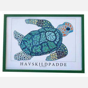Havskildpadde  31,5x43,5 cm