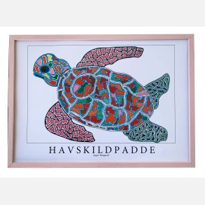 Havskildpadde  31,5x43,5 cm
