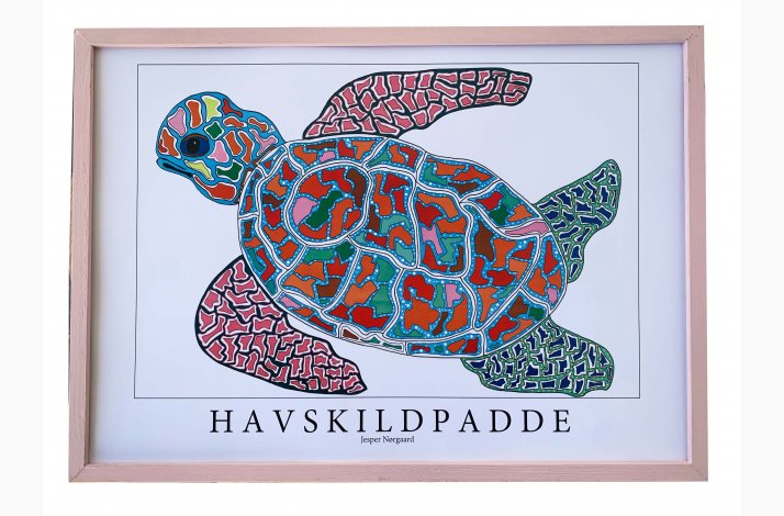 Havskildpadde  31,5x43,5 cm