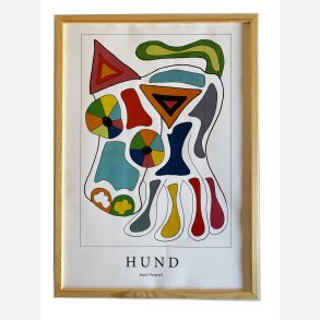 Hund  43,5x31,5 cm 