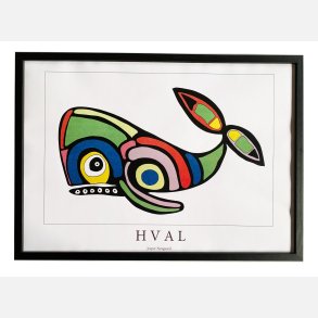 Hval  31,5x43,5 cm