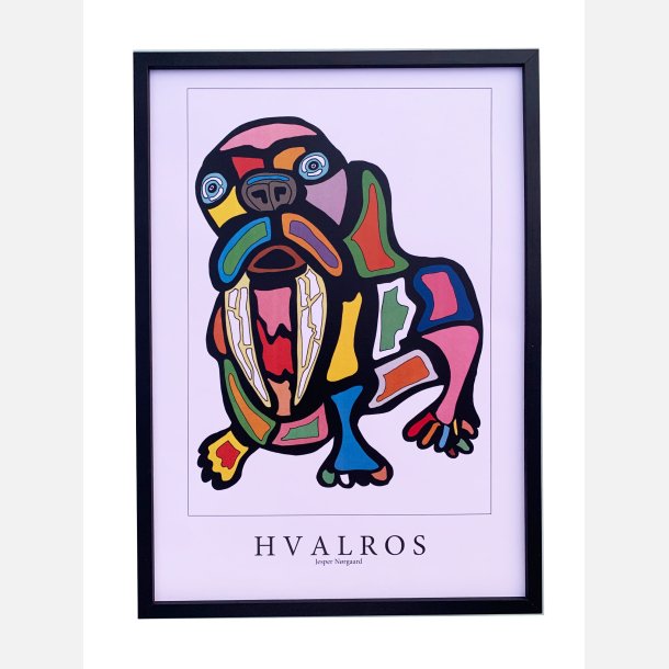 Hvalros  43,5x31,5 cm