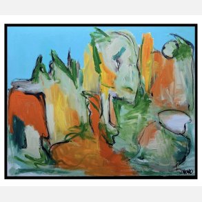 All the way home  80x100 cm