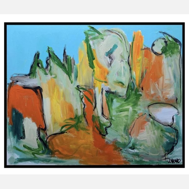All the way home  80x100 cm
