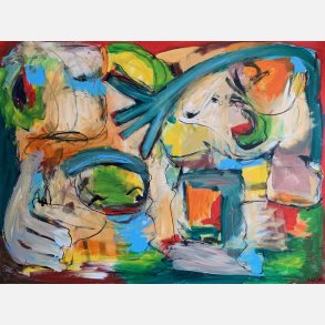 The Reach Out  120x160 cm