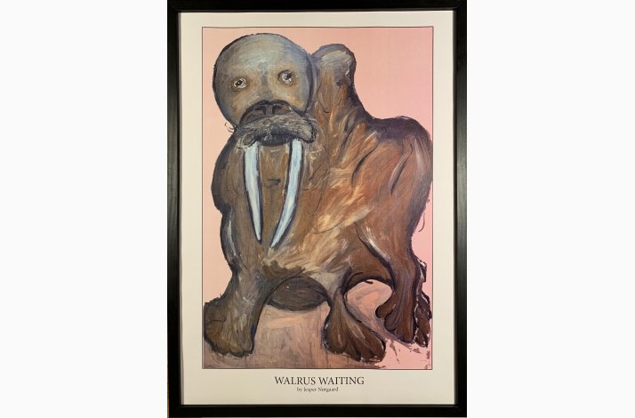 Walrus Waiting 43,5x31,5 cm