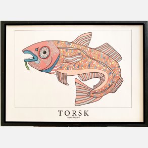 Torsk 31,5x43,5 cm  Orange