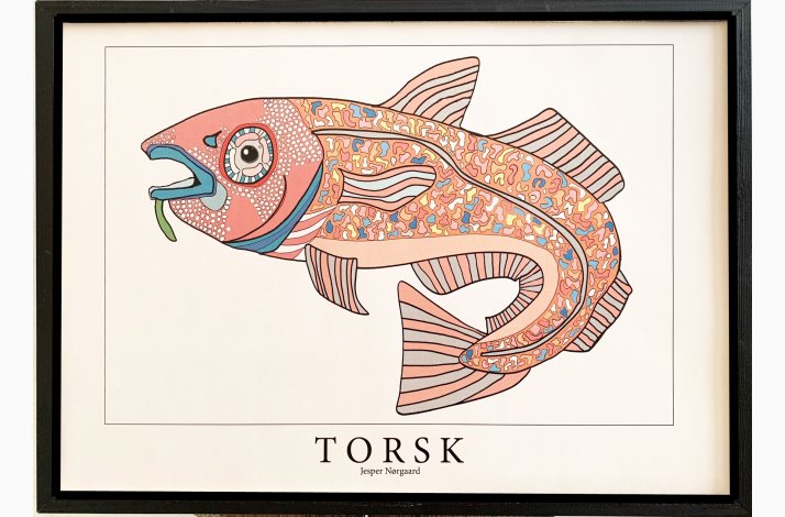 Torsk 31,5x43,5 cm  Orange