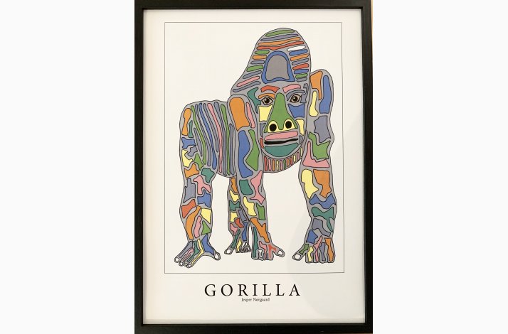 Gorilla   gr 43,5x31,5 cm