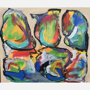 The Hang Out 100x120 cm