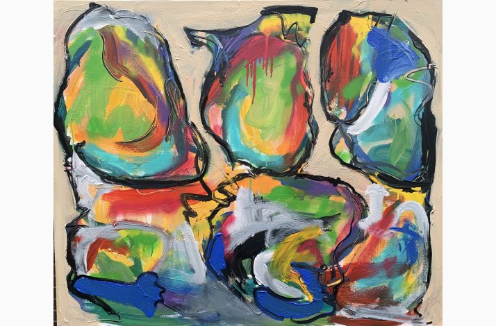 The Hang Out 100x120 cm