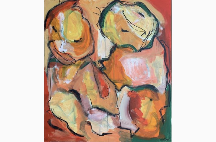 The YOU  90x80 cm original / maleri