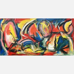 Mellem Silhuetter    80x160 cm