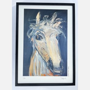 Laddy  43,5x31 cm  indrammet i sort trramme