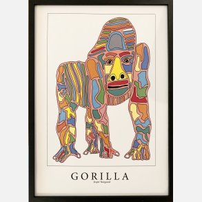 Gorilla  pink  43,5x31,5 cm