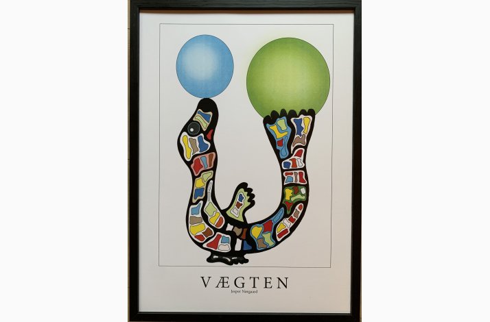 Vgten sort 43,5x31,5 cm