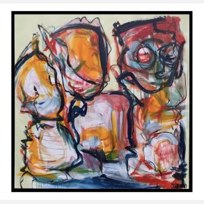 Something Burning Inside 120x120 cm (reserveret)