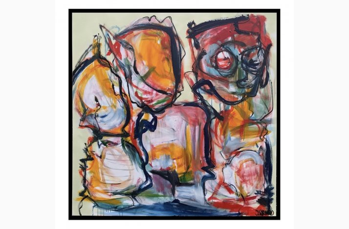 Something Burning Inside 120x120 cm (reserveret)
