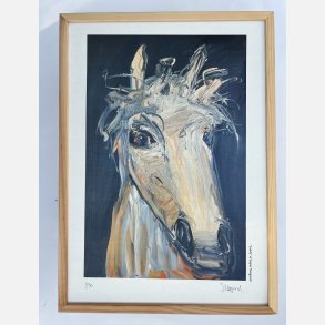 Laddy  43,5x31 cm  indrammet i fyrtrsramme