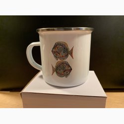 Fiskene emaljekrus 19. februar - 20. marts 